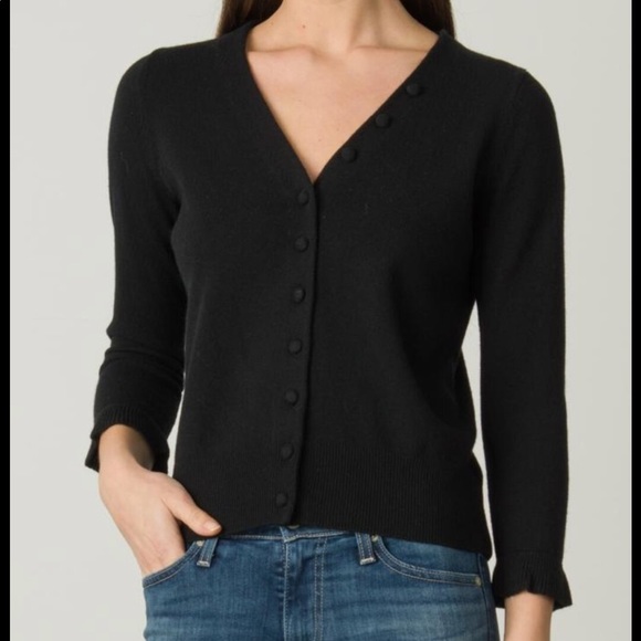 Margaret O'Leary Sweaters - Margaret O Leary black cashmere cardigan